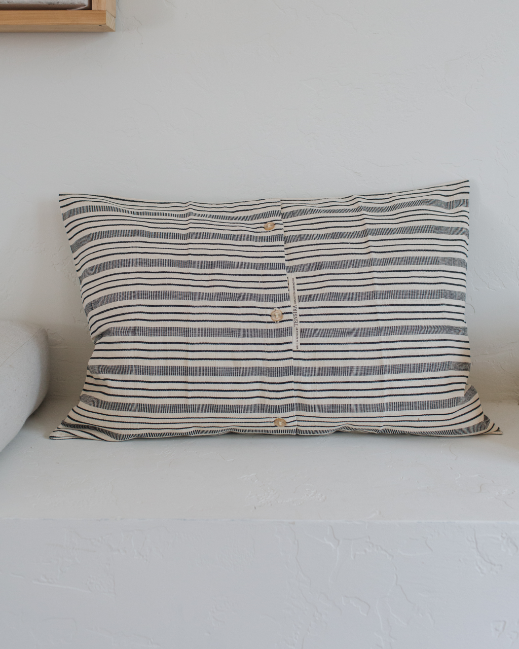 Best Throw Blanket Ever! Indigo and Cream Stripes
