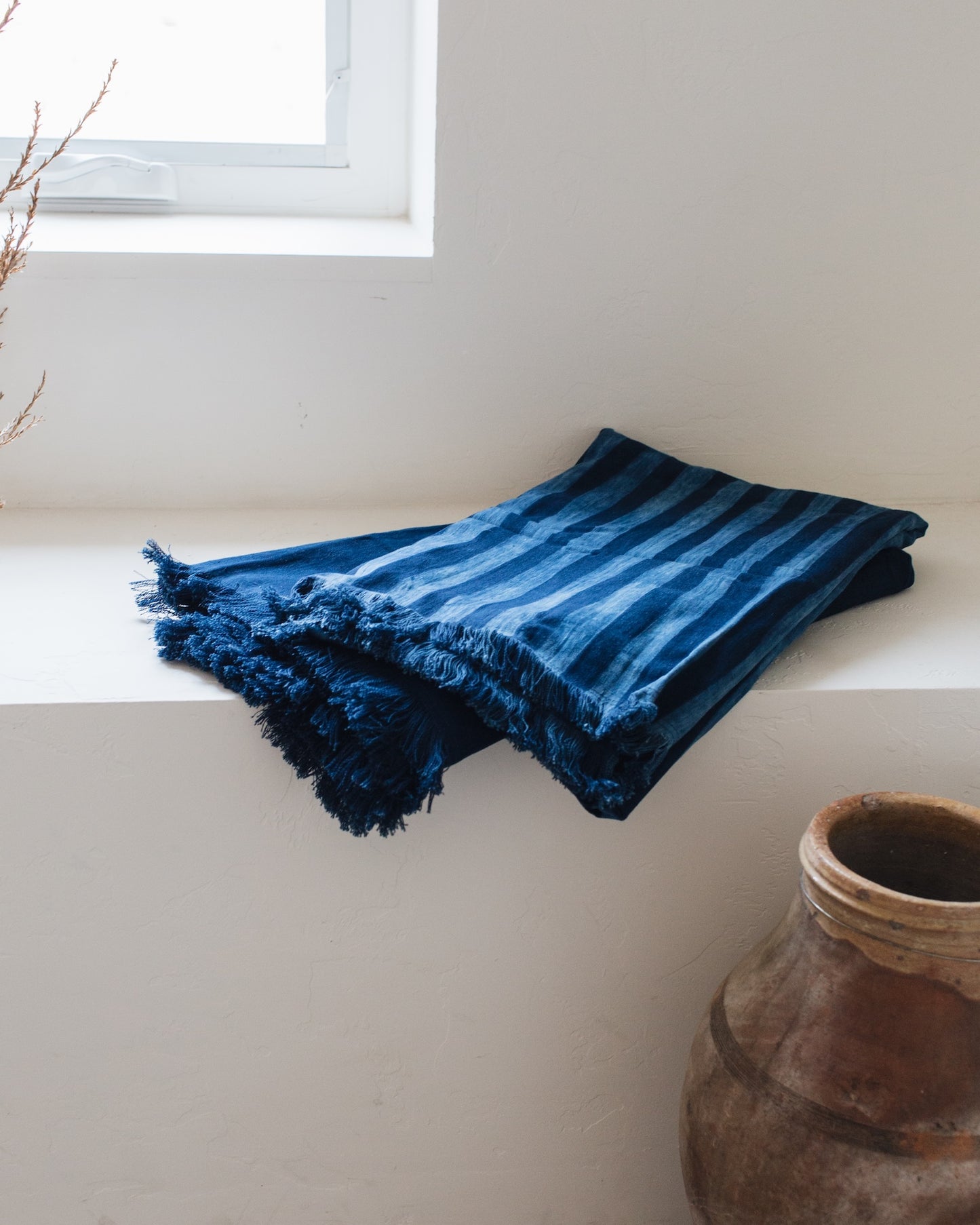 Best Throw Blanket Ever! Indigo Stripes