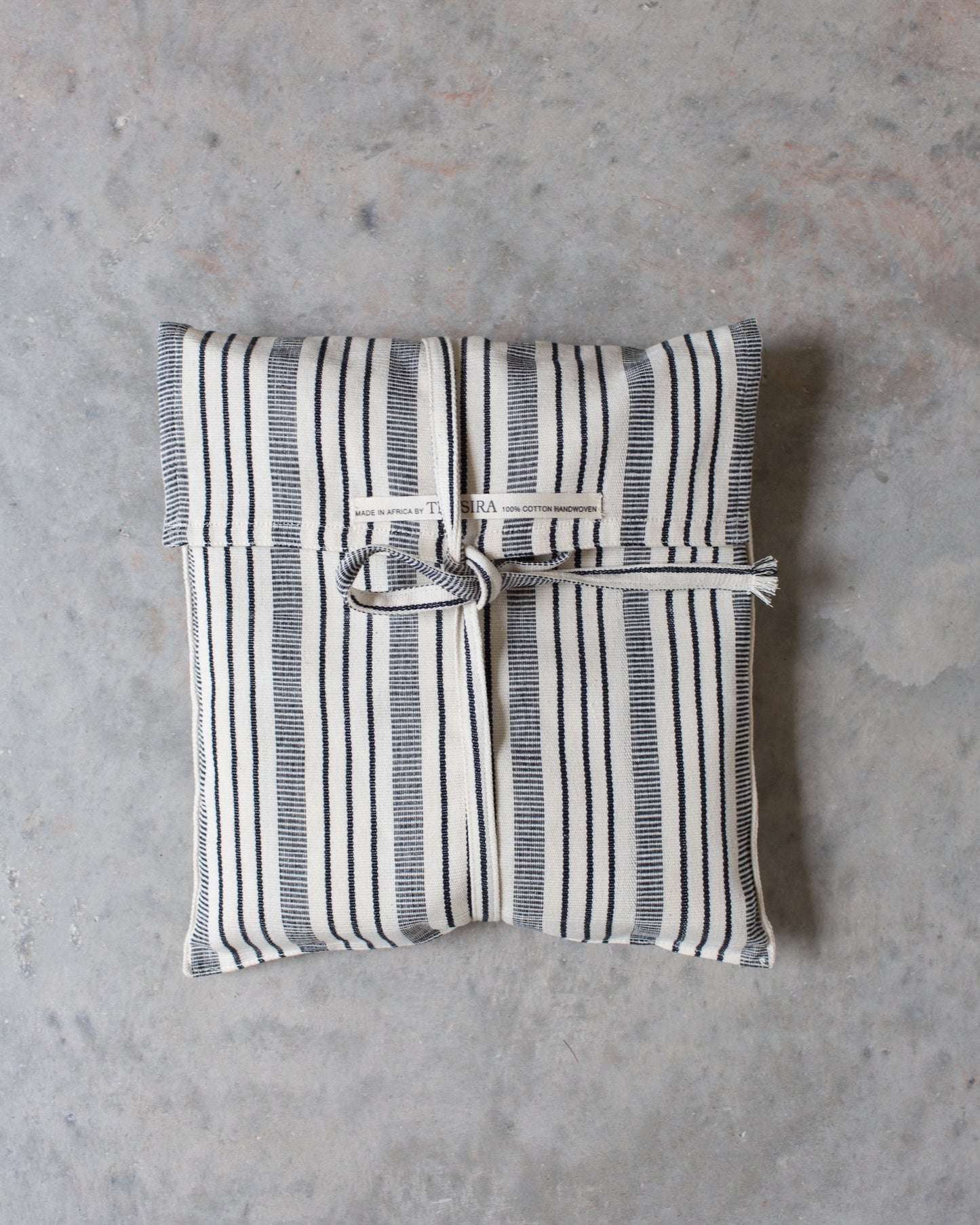 Best Throw Blanket Ever! Indigo and Cream Stripes