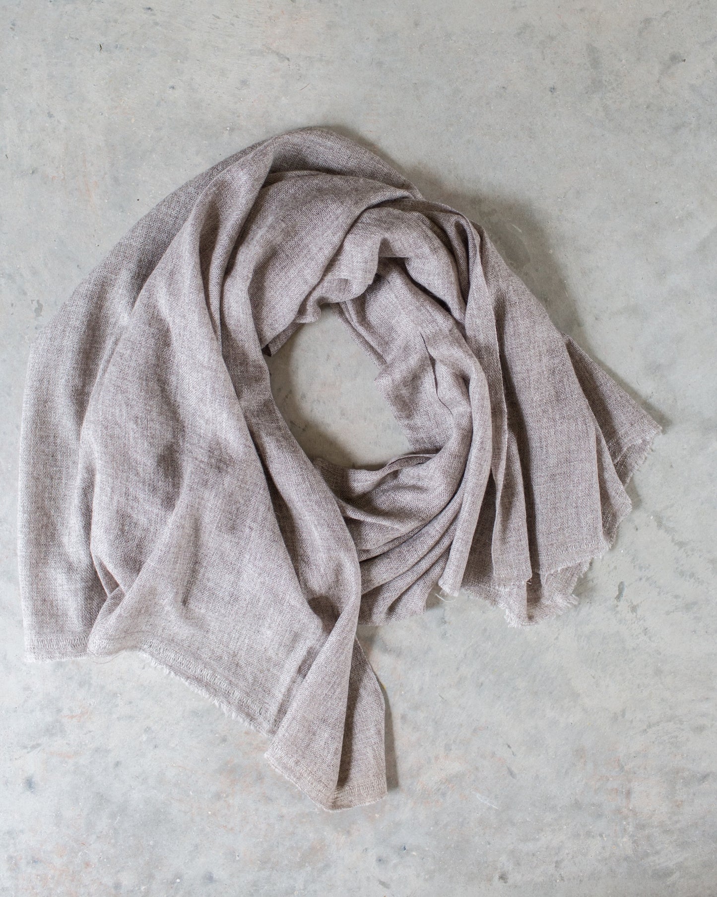 80% Cashmere and 20% Wool Scarf Heather