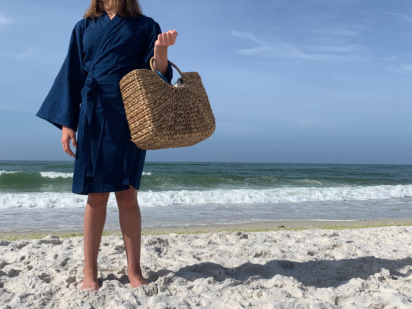 Kimono Style Robe and Cover Up in Indigo