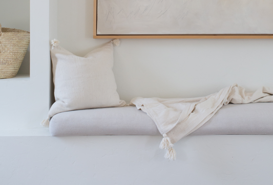 Coziest Cushion Cover in Winter White