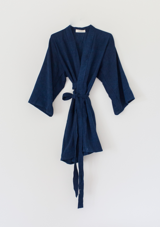 Kimono Style Robe and Cover Up in Indigo