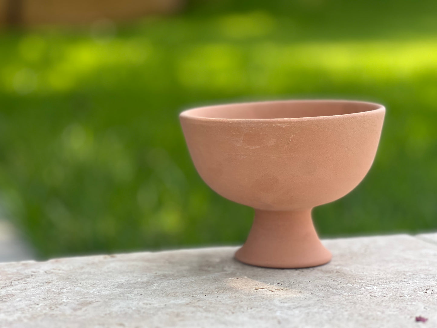 Terra cotta short planter